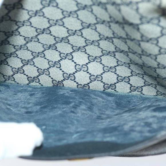 GUCCI GG Supreme Sherry Line Hand Bag PVC 2way Navy Red 904 02 015 Auth 68271 - Picture 11 of 16